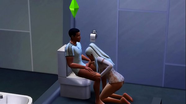 Boquete no banheiro – The Sims 4